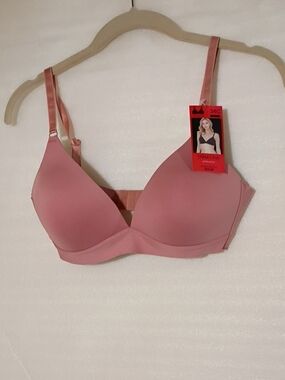 STRM Line Seamless Pink T-Shirt Bra  Wireless 36 C NWT